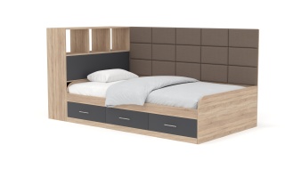 Кровать с ящиками Монти BMS по индивидуальному заказу