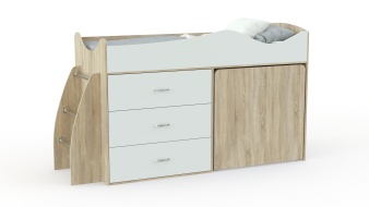 Детская кровать Карлсон Микро 2 BMS с лестницей