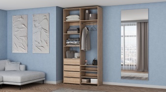 Стеллаж для одежды Мирта 87 BMS