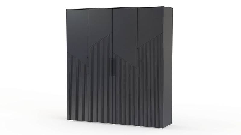 Шкаф распашной Брайтон 3 BMS(Белье - Белье - Платье (4))
