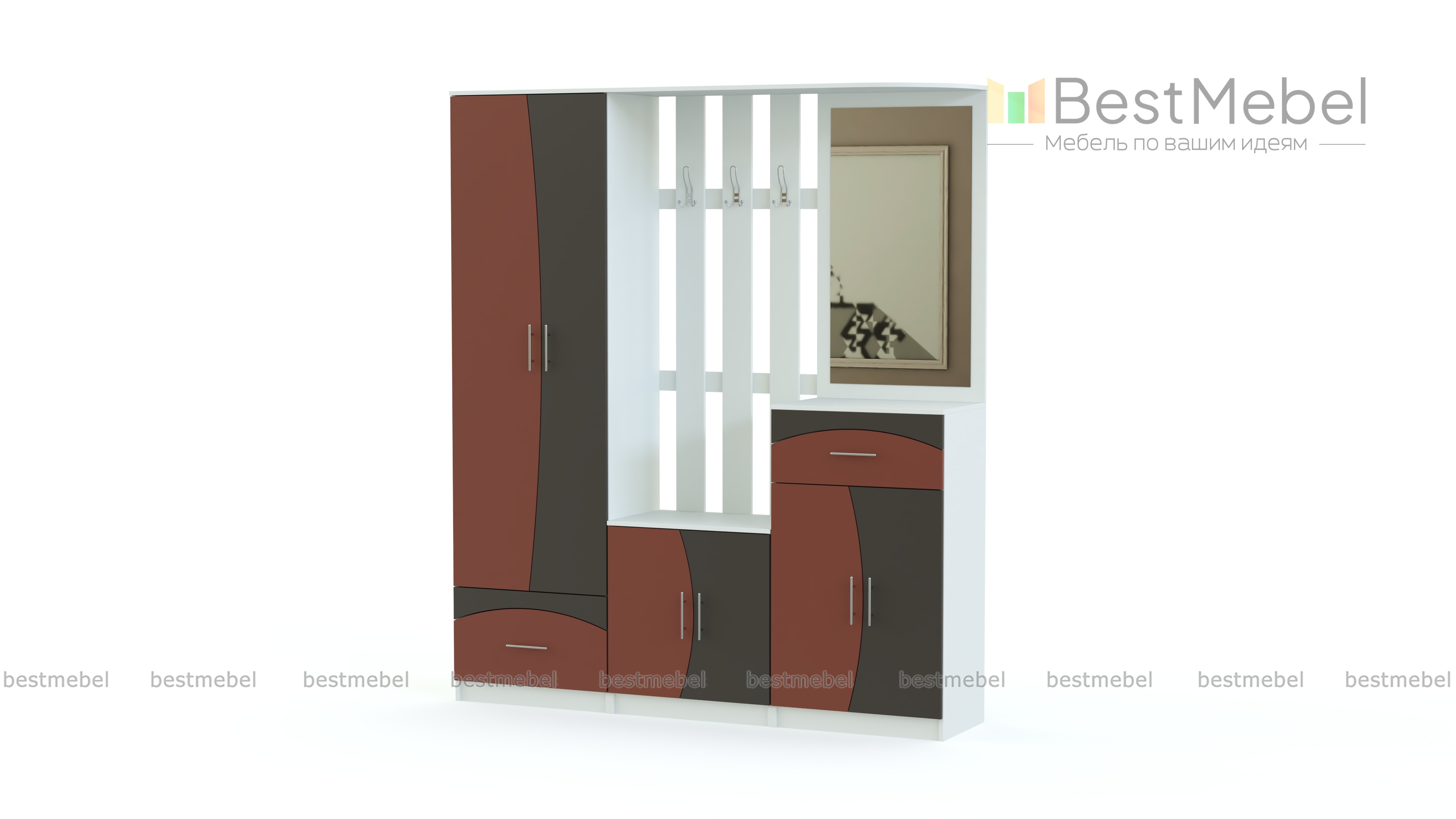 Прихожая Идеал 28 BMS