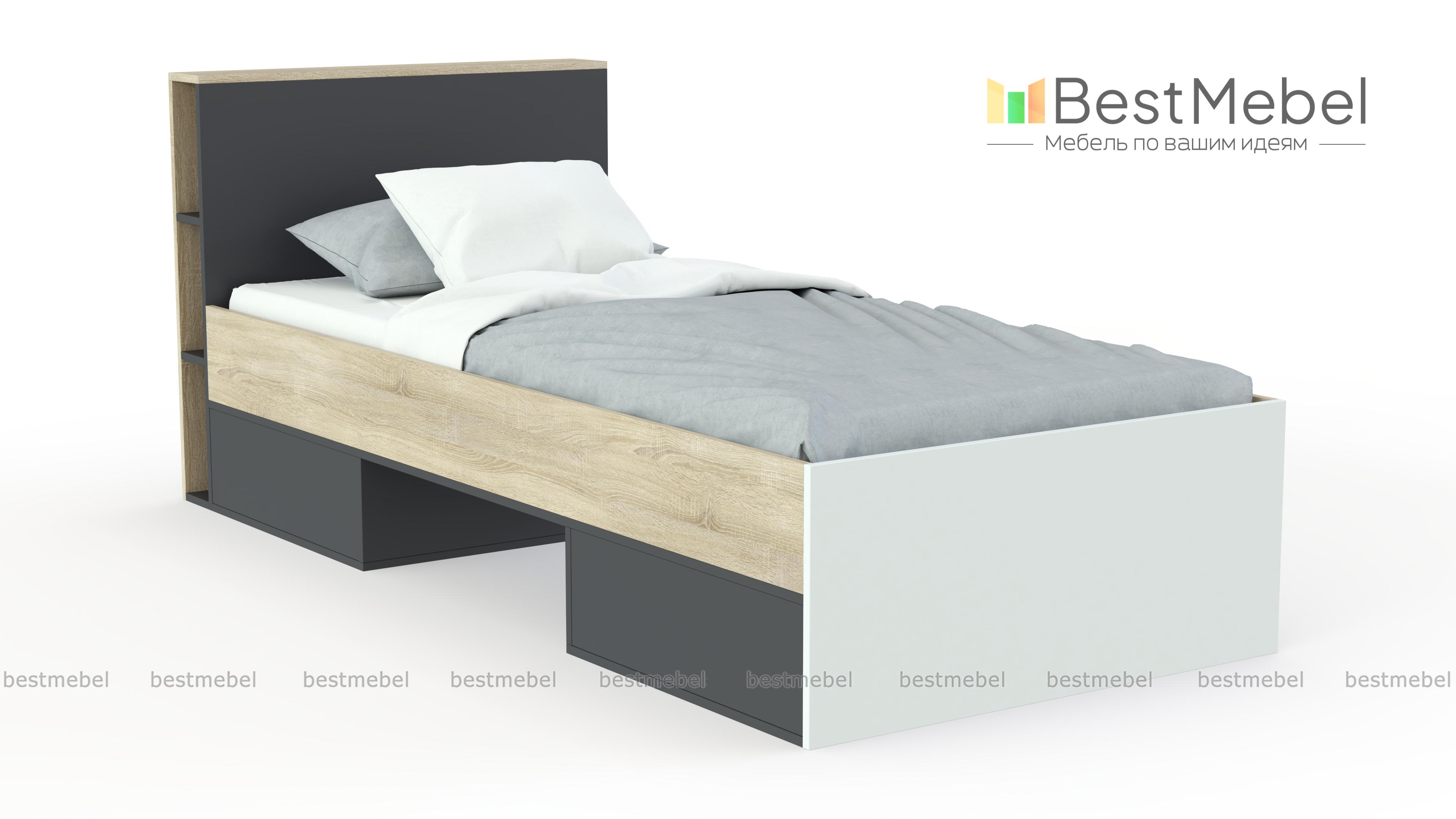 Кровать с ящиком Paris BMS - Фото