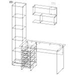 Схема сборки Уголок школьника Мила УШ-БН-04.10 BMS