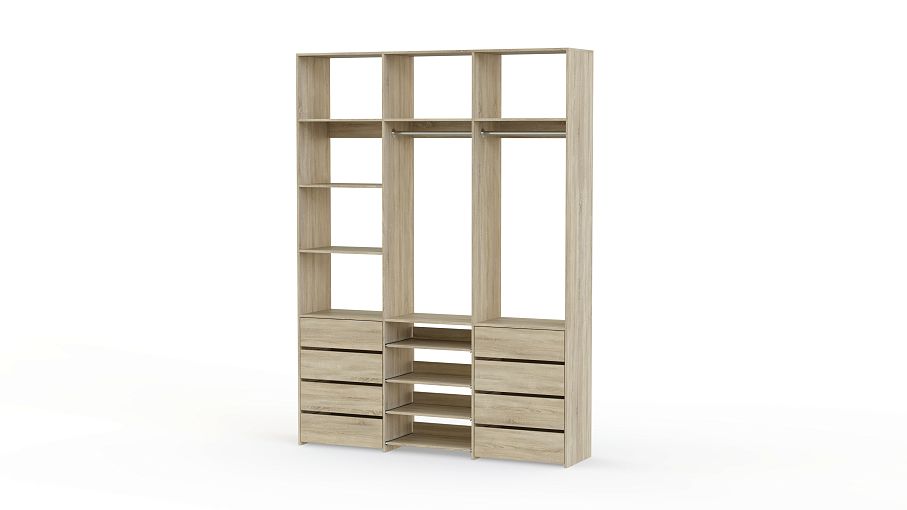 Стеллаж для одежды Мирта 97 BMS - Фото