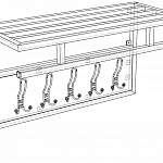 Чертеж Вешалка Роми 4 BMS