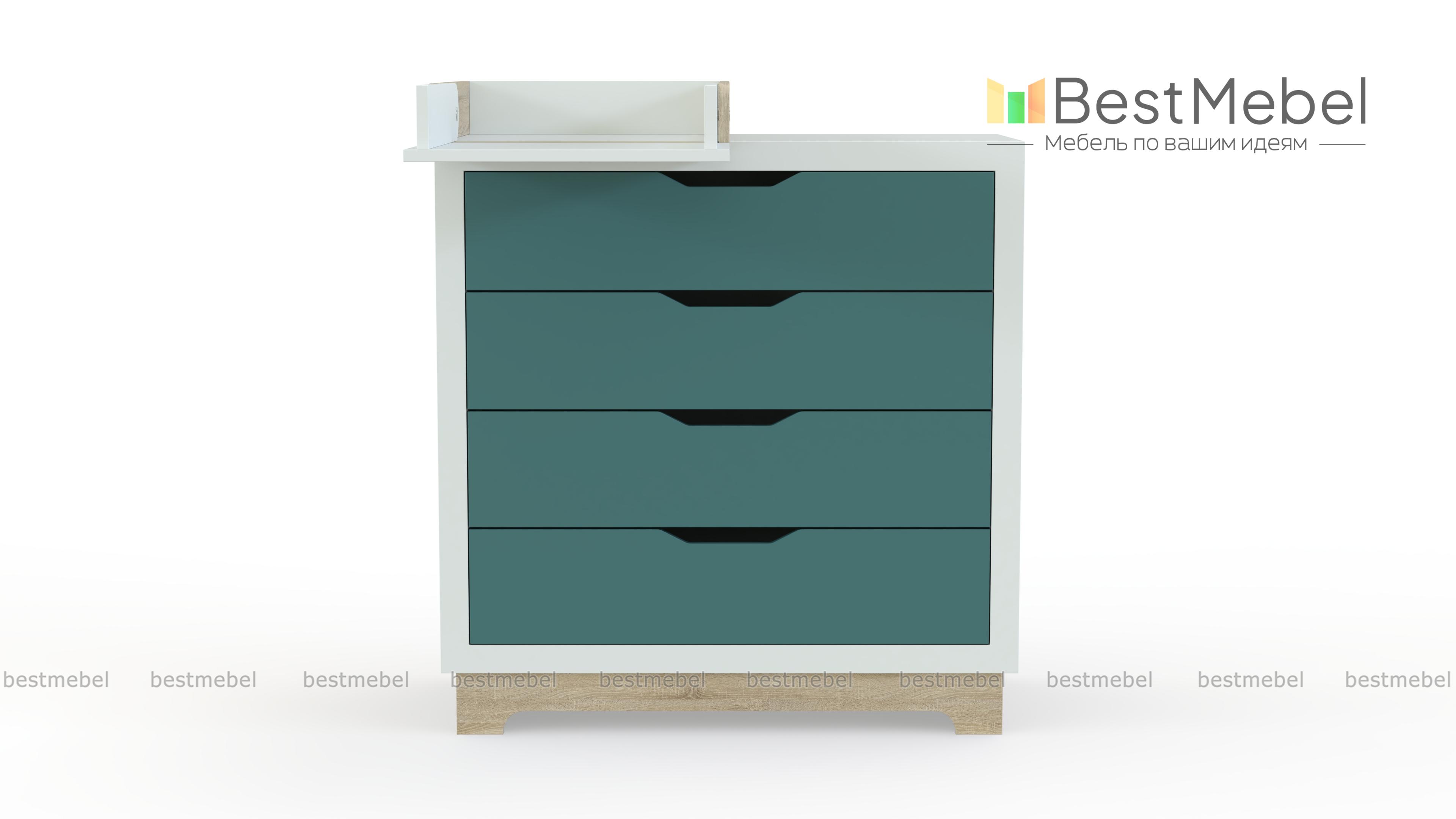 Пеленальный комод Ирис 13 BMS - Фото