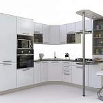 Кухня со стойкой Лина 2 BMS - Фото 1