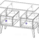 Схема сборки Журнальный стол Аллюр 7 BMS