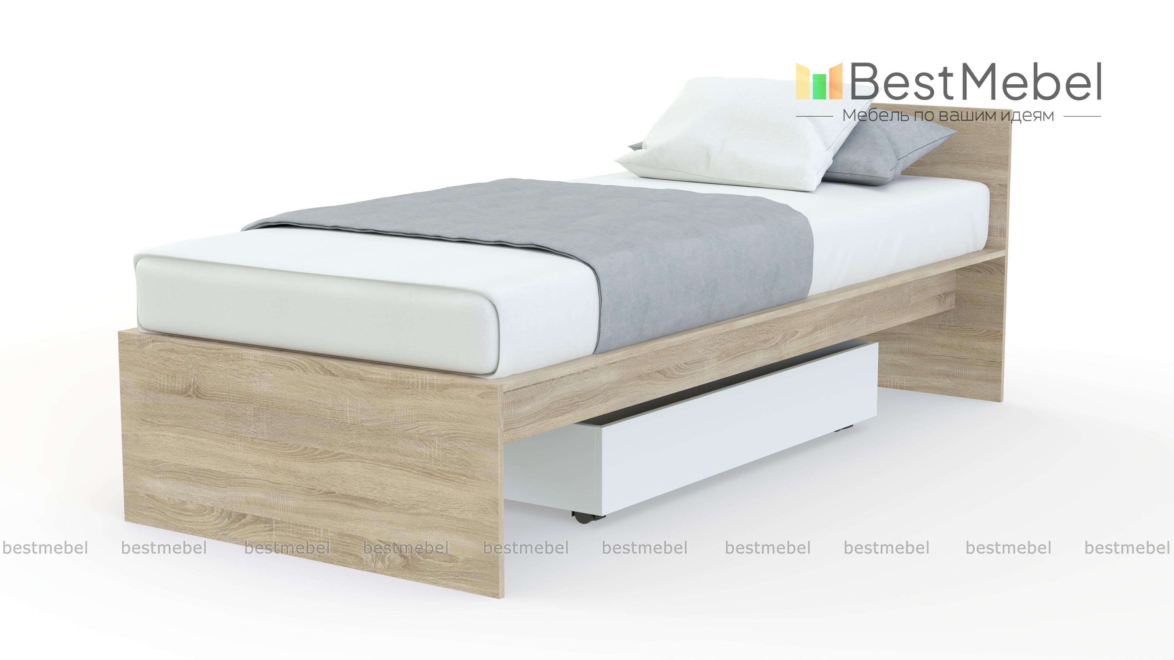 Кровать детская Чемпион с ящиком BMS - Фото