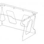 Чертеж Геймерский стол Брук тип 12 BMS