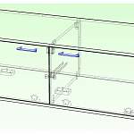Чертеж Тумба под ТВ Миф BMS