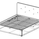 Схема сборки Кровать Иданэс Idanas 3