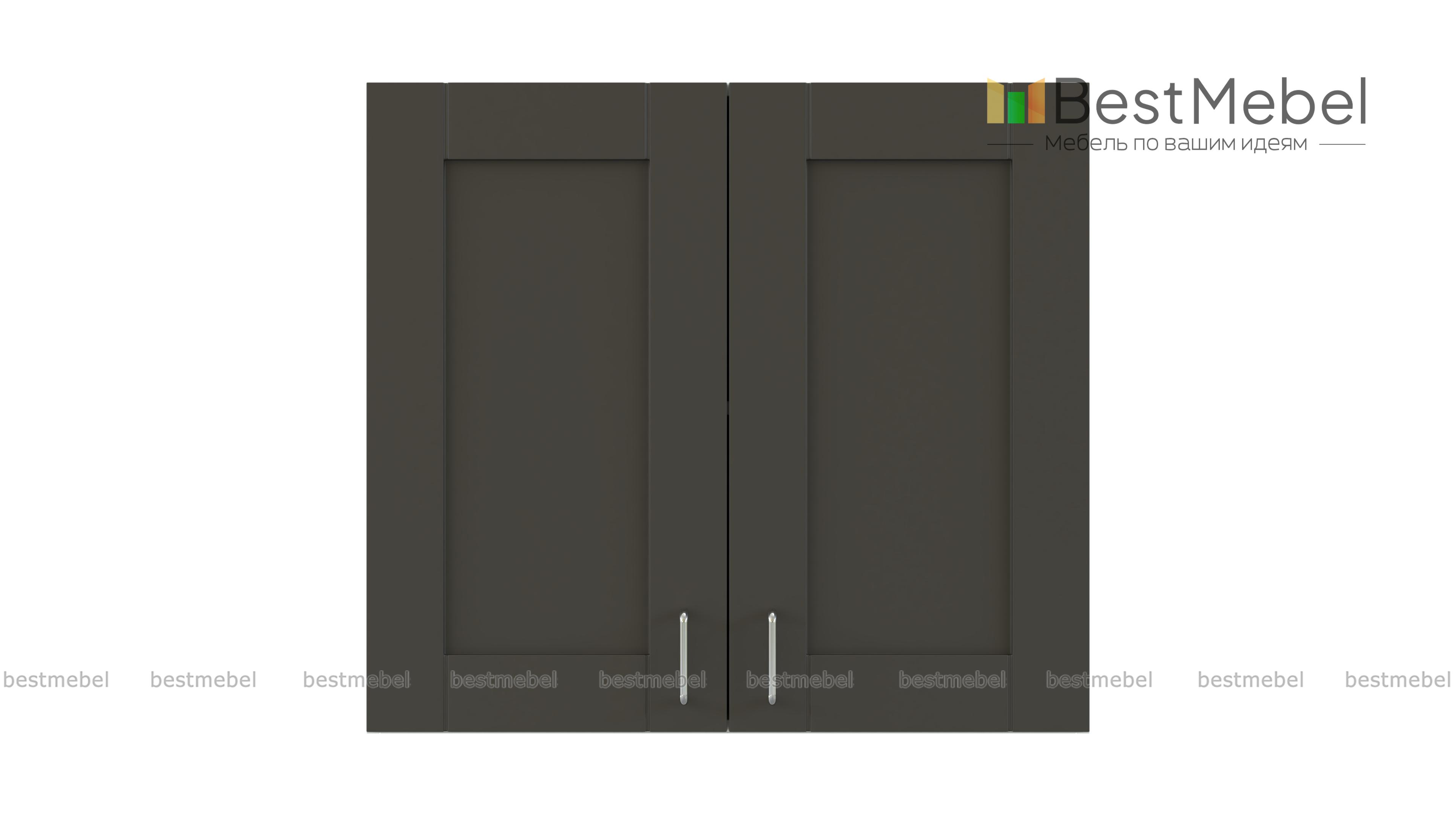 Шкаф верхний с 2-мя дверцами Лофт BMS - Фото