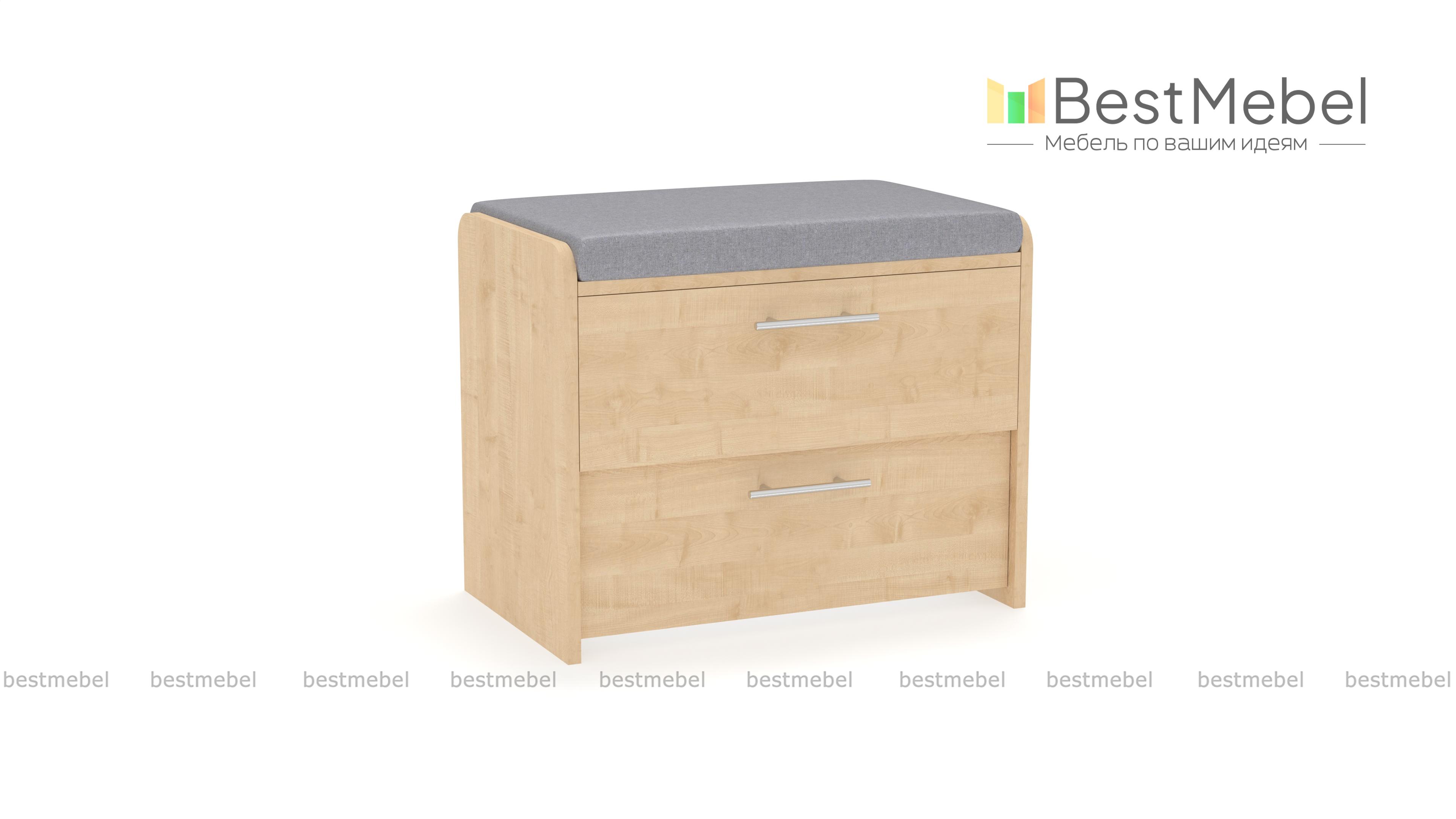 Тумба для обуви с сиденьем ПИК-06 BMS - Фото