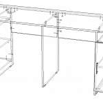 Схема сборки Письменный стол Лайт-12 BMS