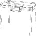 Схема сборки Кухонный стол Торонто 16 BMS