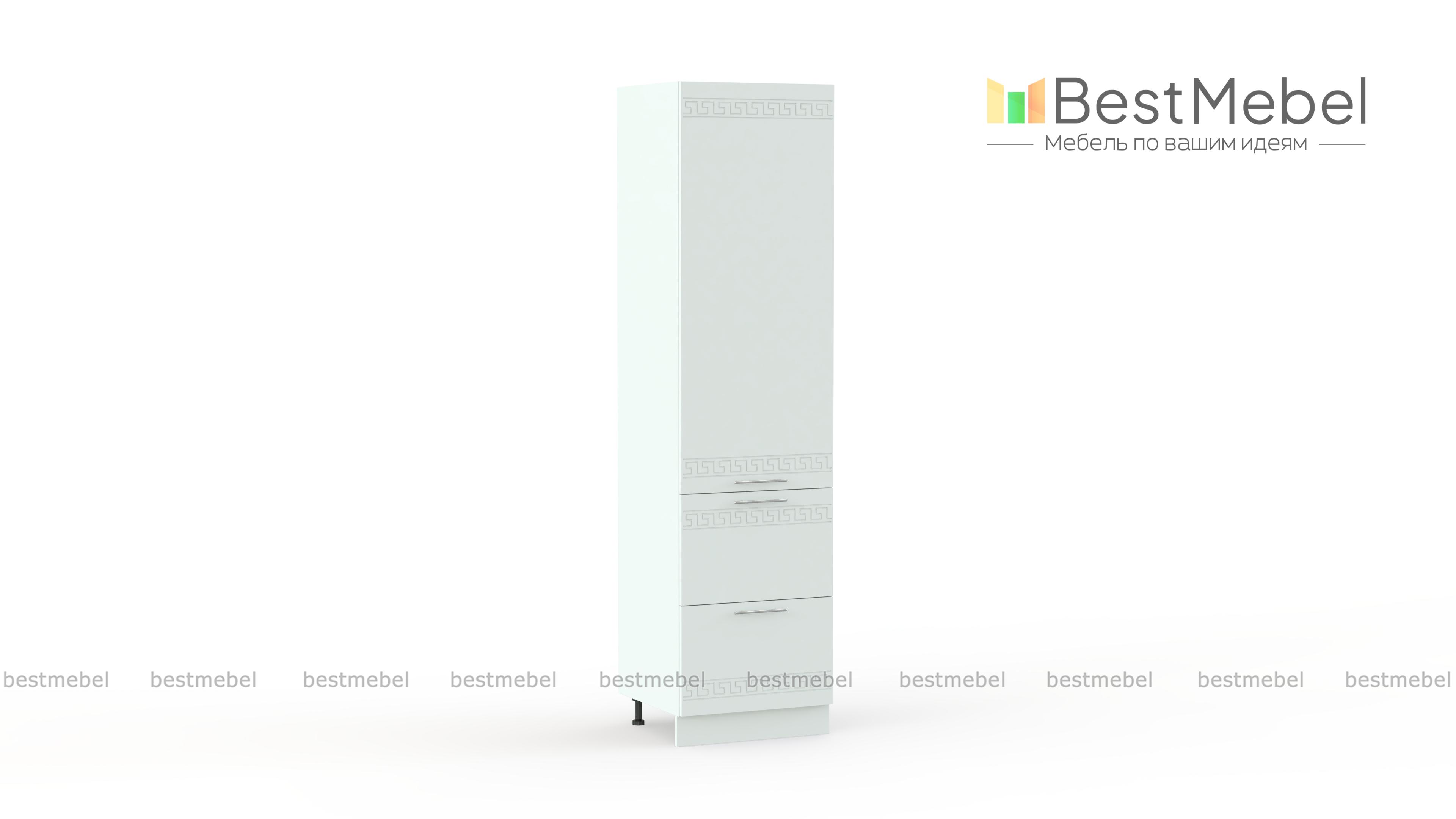 Шкаф-пенал 2 ящика  Греция BMS - Фото