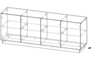 Комод Талли  (2000х750х450)
