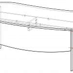 Схема сборки Письменный стол 155 BMS