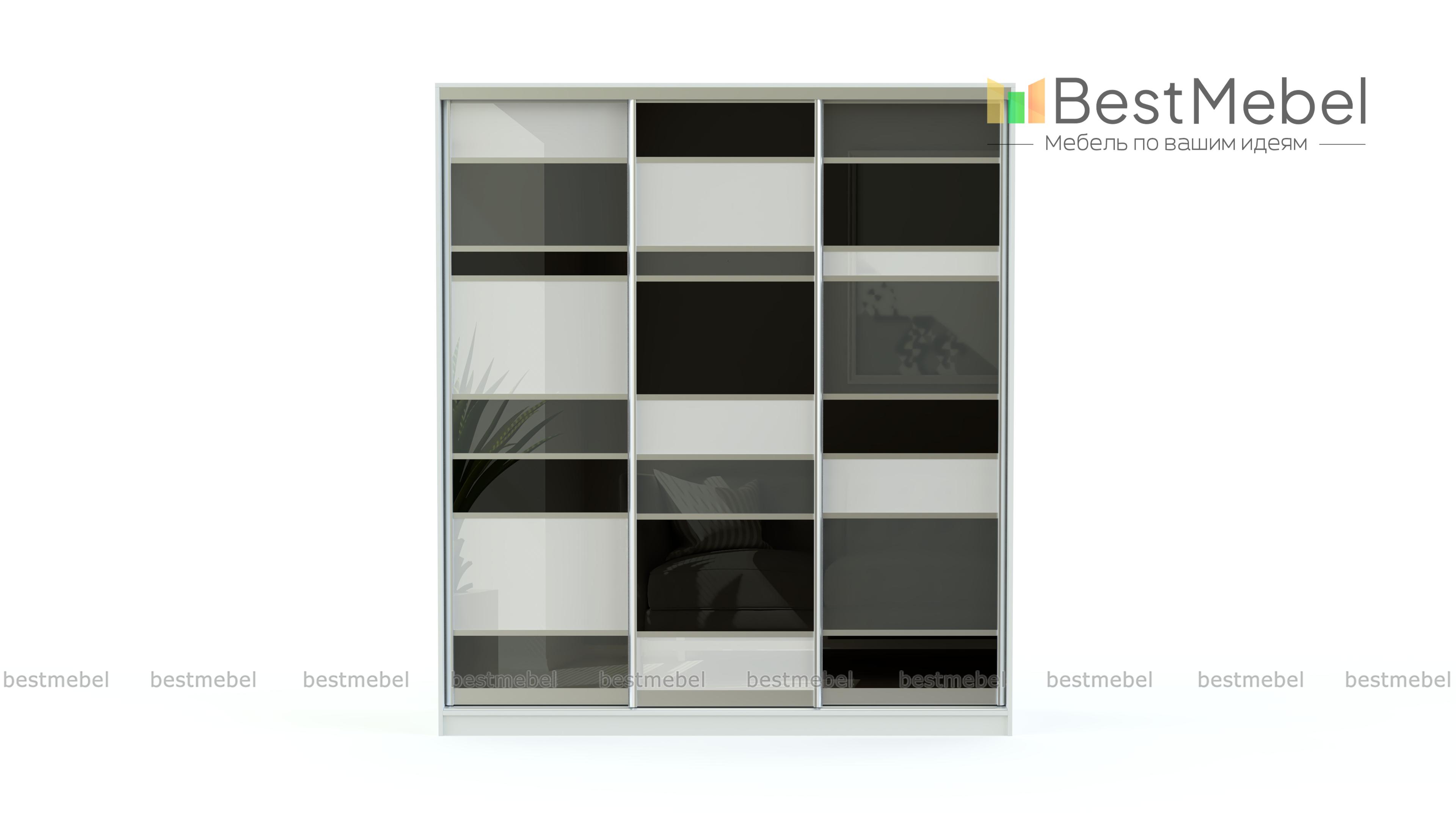 Шкаф-купе Грей 02 BMS - Фото