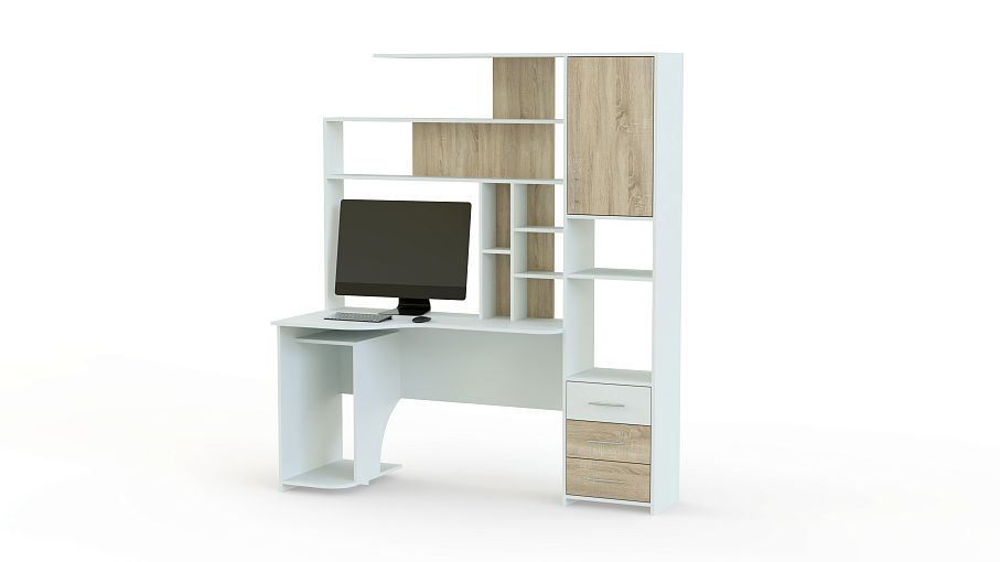 Стол компьютерный Тип 6 BMS - Фото