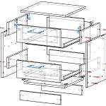 Тумба прикроватная 1.021 Лотос BMS