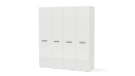 Шкаф распашной Декарт 4 BMS(Платье - Белье - Белье - Платье (3 полки) (4))